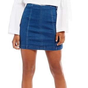 Free People Denim Skirt